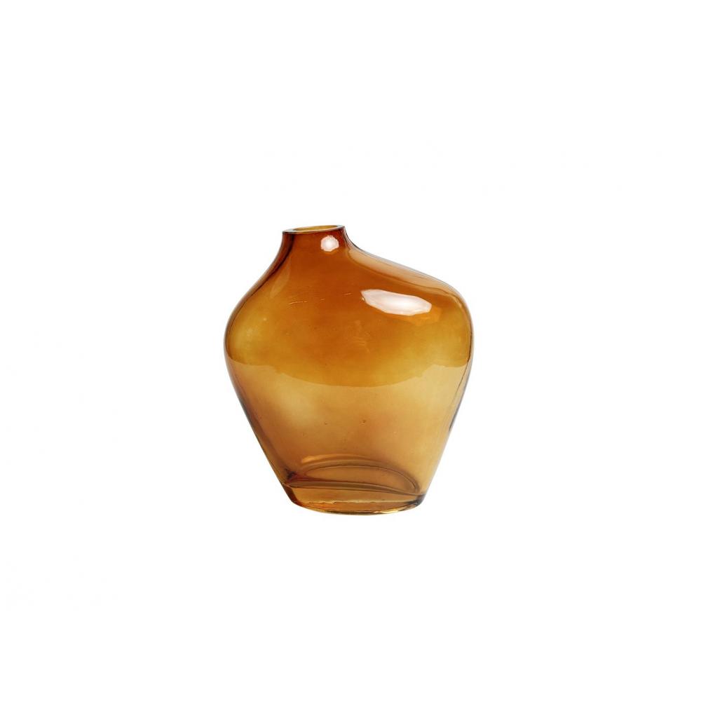 Βάζο γυάλινο μελί 15Χ8,5Η17cm Plastona 00.03.32565