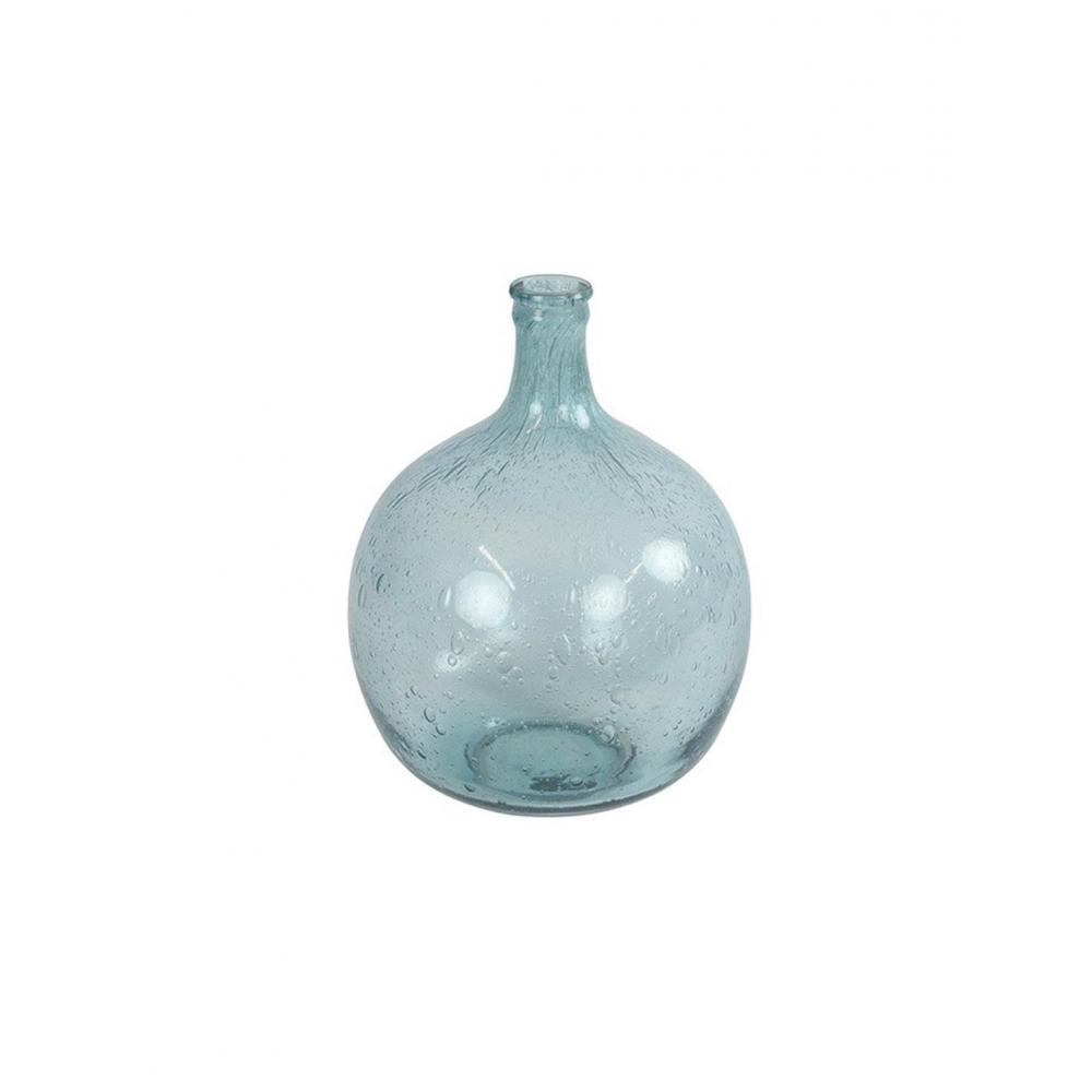 Βάζο γυάλινο μπλε Φ25Η32cm Plastona 013.803600
