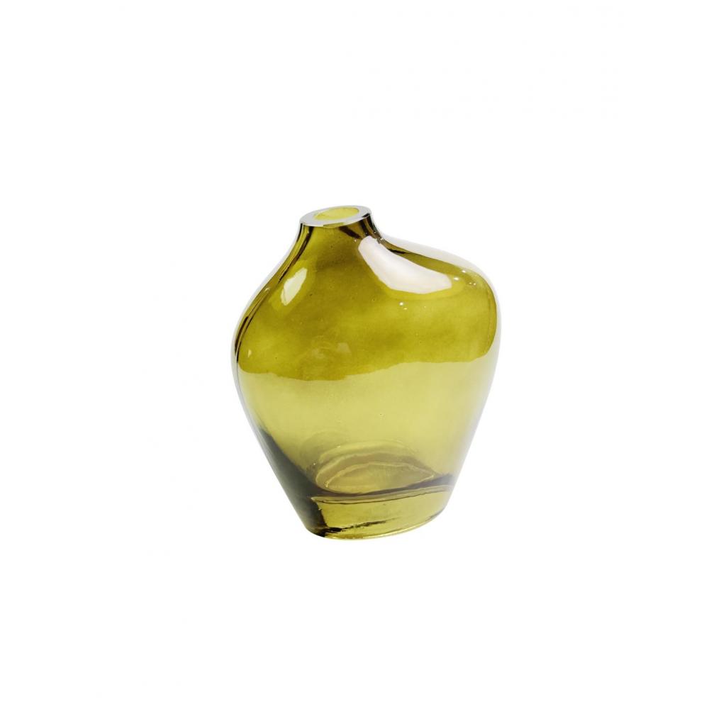 Βάζο γυάλινο πράσινο 15Χ8,5Η17cm Plastona 00.03.32564