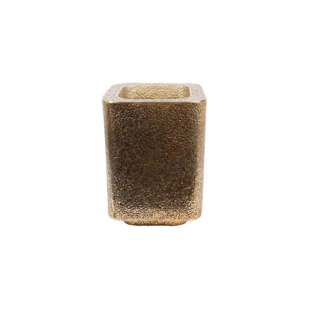 Βάζο Κασπώ  μεταλ. χρυσό  45.5Χ45.5x62,5cm Plastona 013.819133