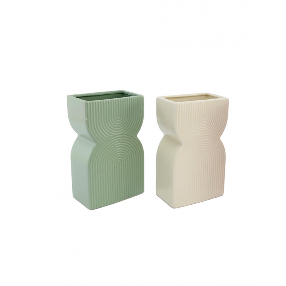 Βάζο κεραμ 2χρ. 12X7X20 Plastona 014.TJBE68