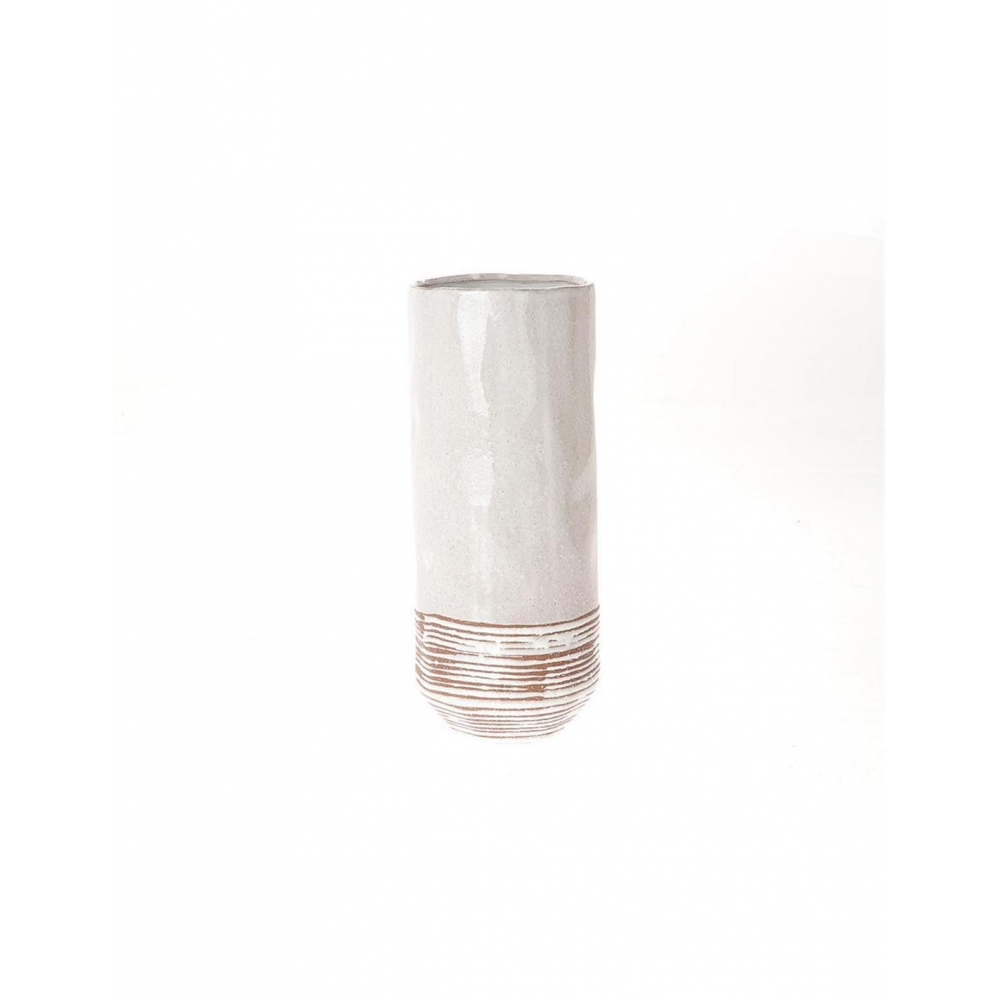 Βάζο κεραμ.εκρού 16,4Χ38,7 Plastona 012.776400677