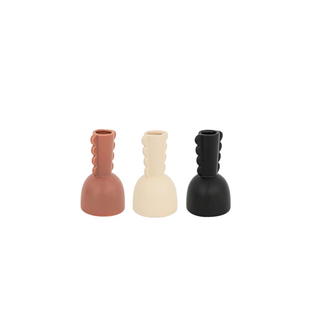 Βάζο κεραμικό 2χρώματα 8,5 x 8,5 x 15,2 cm Plastona 07.204249