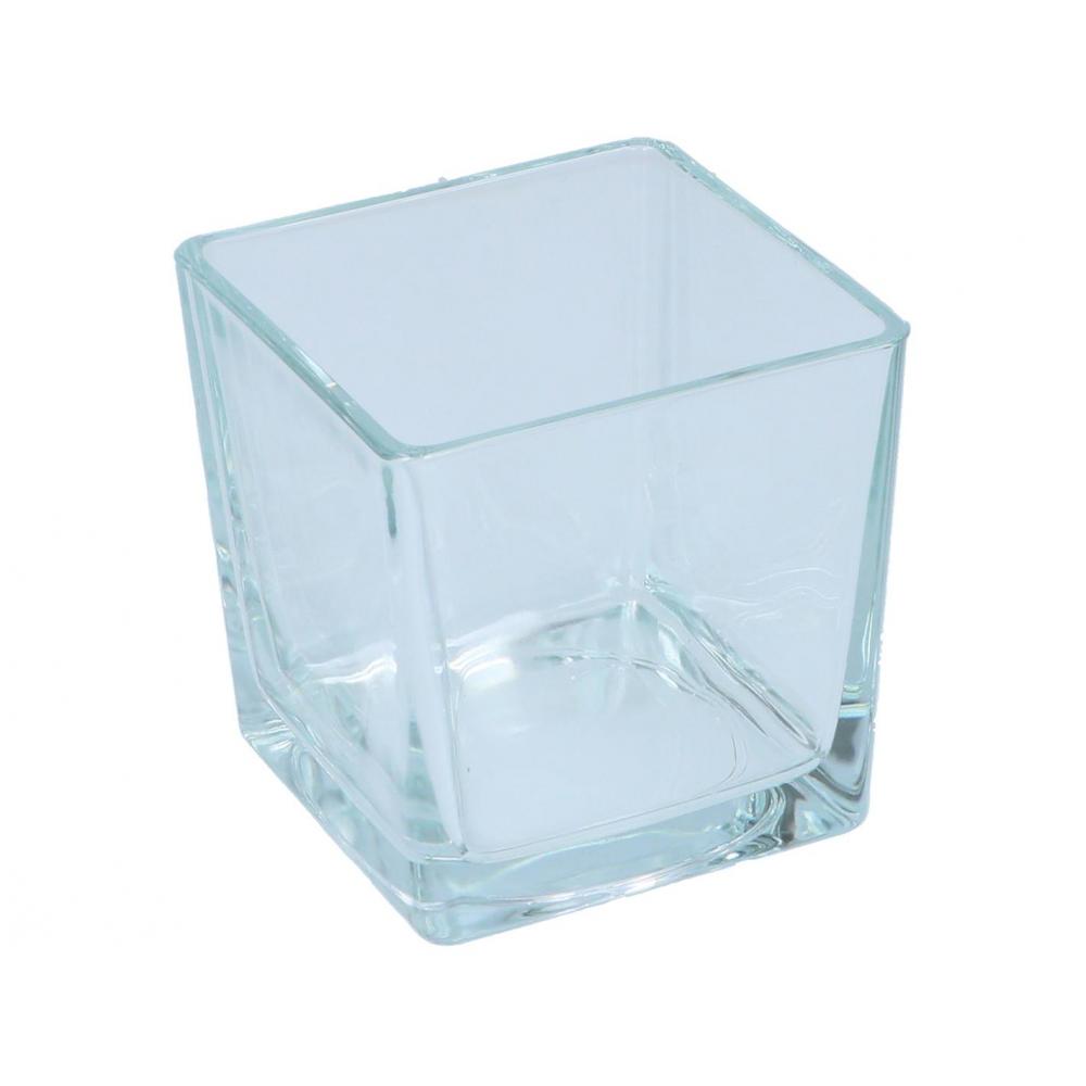 Βάζο / κηροπήγιο γυαλ.12Χ12Χ12 Plastona 03.49583