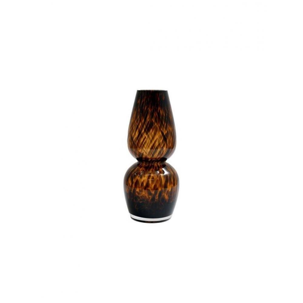 Βάζο μελί πιτσιλωτό 15x34cm Plastona 014.OR7832