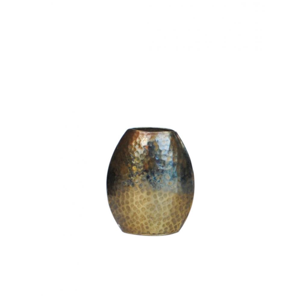Βάζο μεταλ. Bronze/gold 14x8Η16,5cm Plastona 00.07.72023