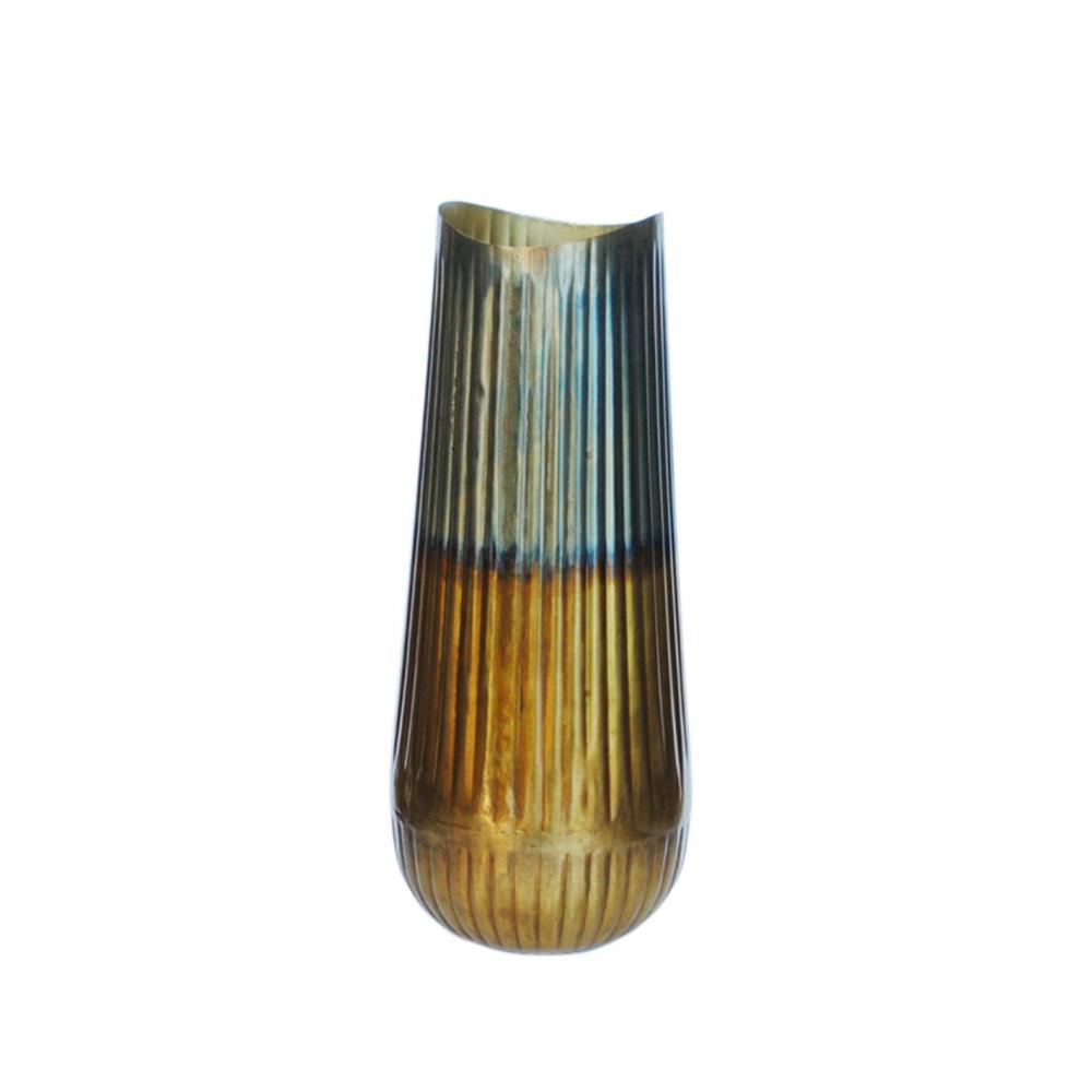 Βάζο μεταλ. Bronze/gold Φ20Η49,5cm Plastona 00.07.72027