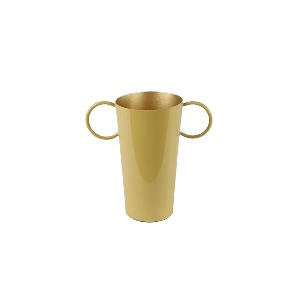 Βάζο μεταλ.κίτρινο Fido 11Χ20Χ20 Plastona 013.796454