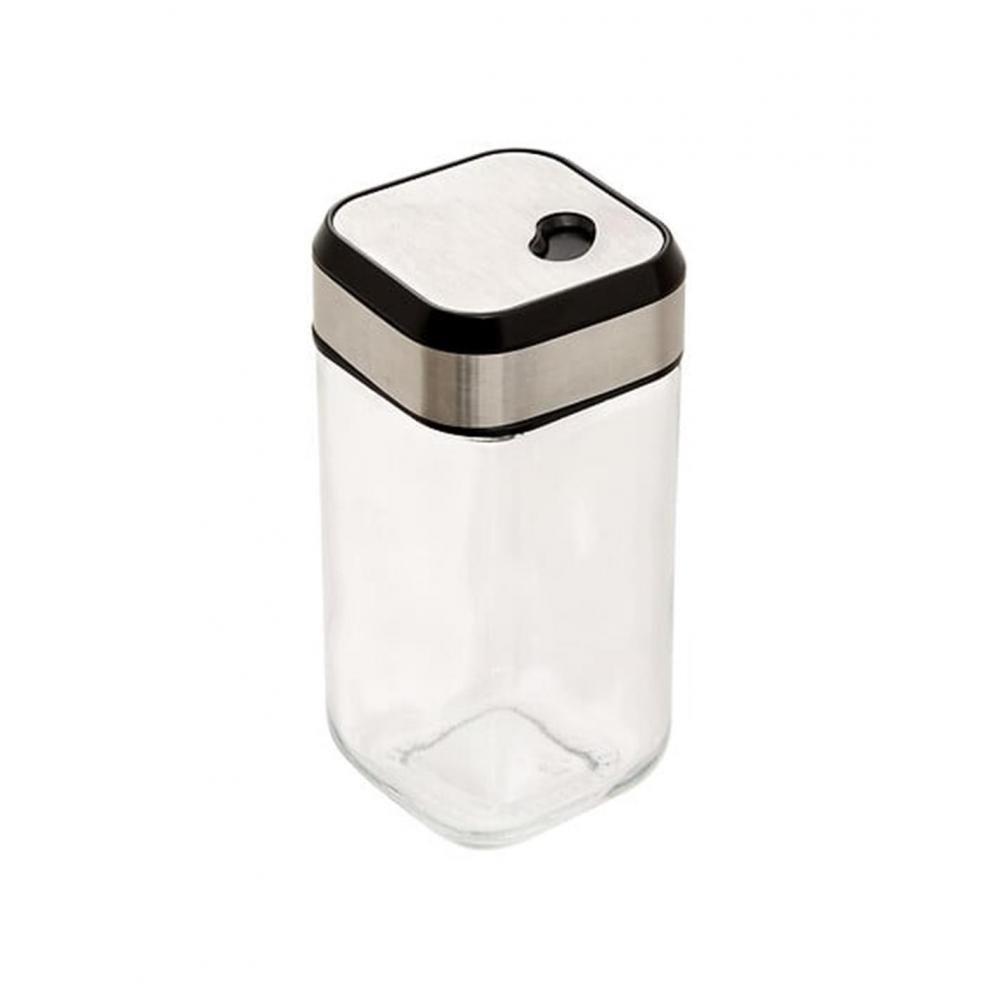 Βάζο μπαχαρικών γυάλινο /inox καπάκι 4,7x4,7x9,8cm Plastona 07.217608