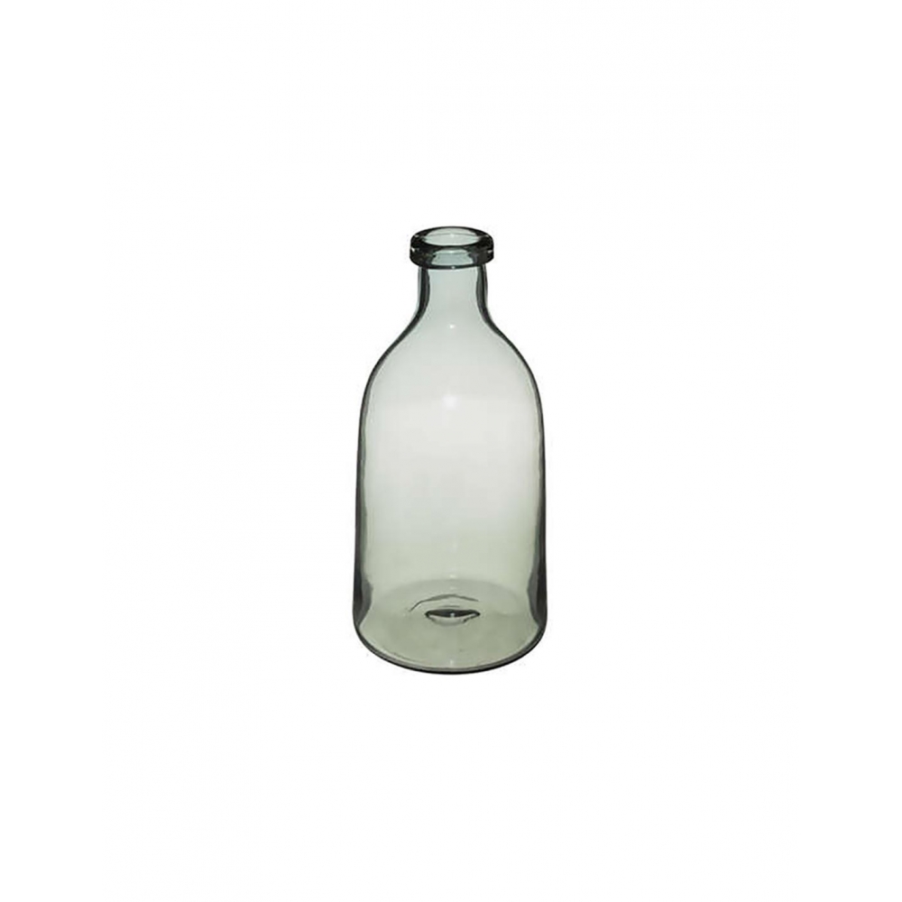 Βάζο μπουκάλι γυαλ.γκρι χρ. 29εκ. Plastona 07.179213