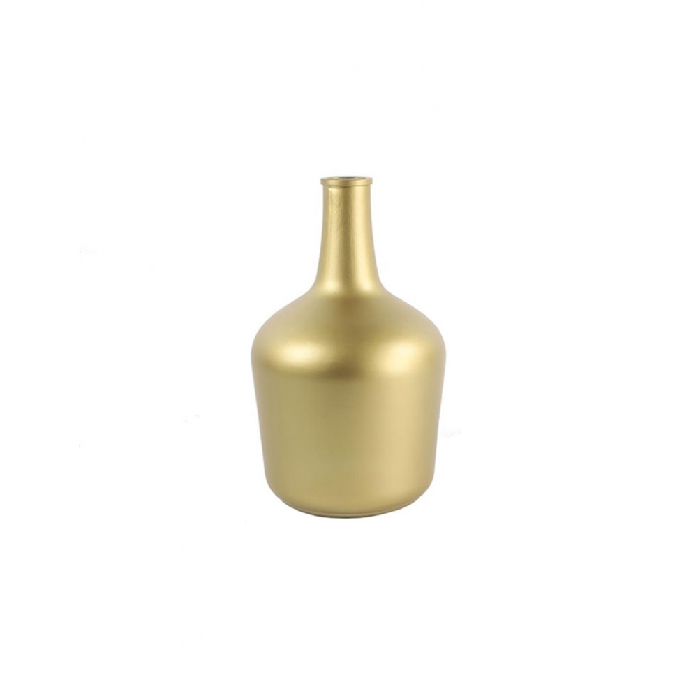 Βάζο μπουκάλι γυαλ.χρυσό χρ. 25Χ42εκ. Plastona 013.786105