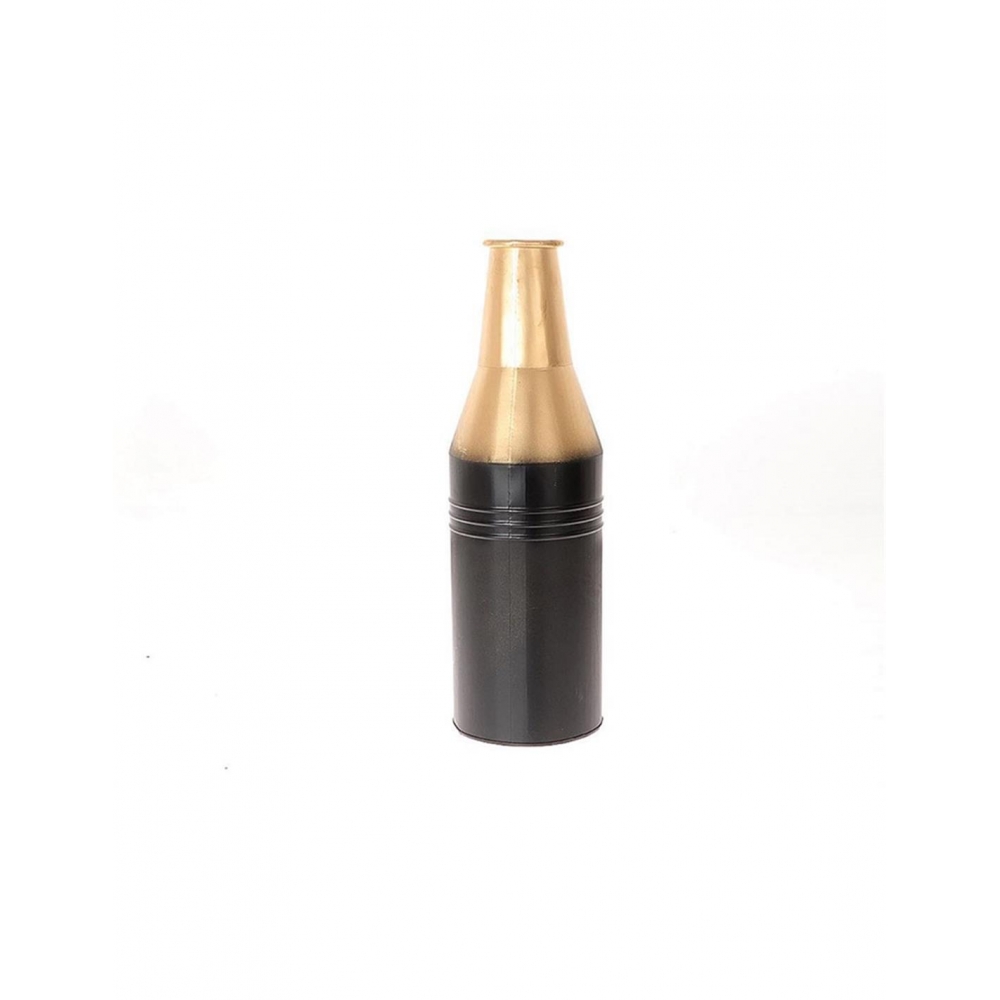 Βάζο μπουκάλι μεταλ.μαύρο με χρυσό rim 16,8X67,2 Plastona 012.862259533