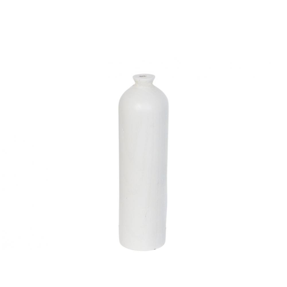 Βάζο mango λευκό Φ9,5Η35cm Plastona 00.07.75557