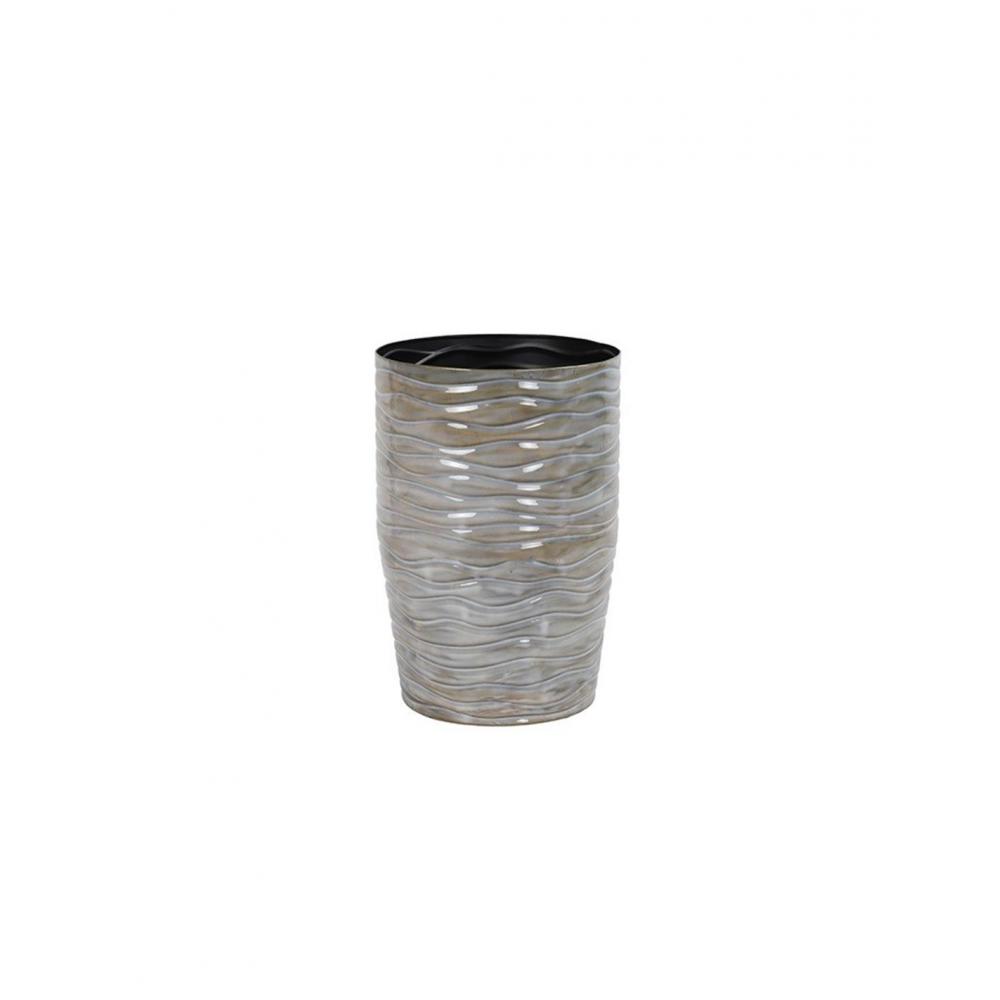 Βάζο περλέ μεταλ Φ28 Η42,5cm Plastona 013.800470