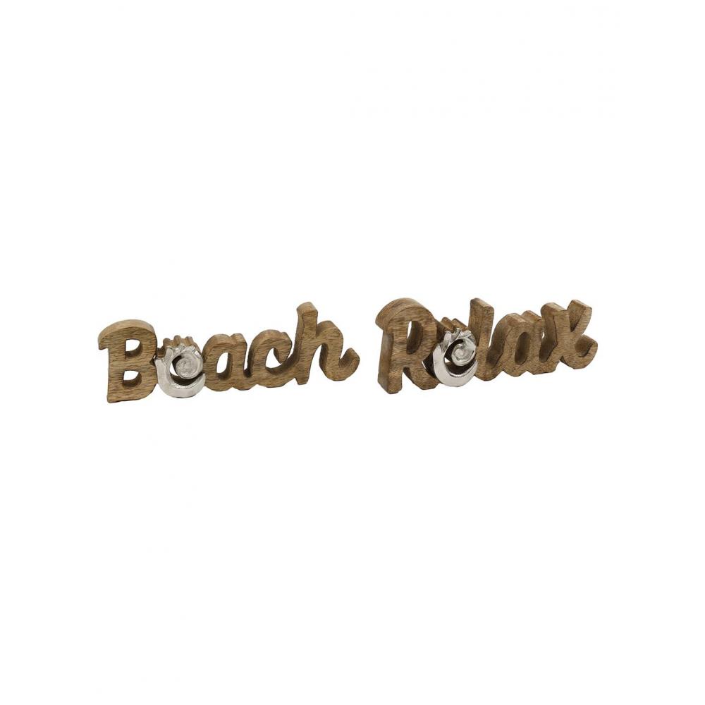 Beach Relax mango/aluminium 23X7X2.5/21X8X2.5cm Plastona 014.SS1156