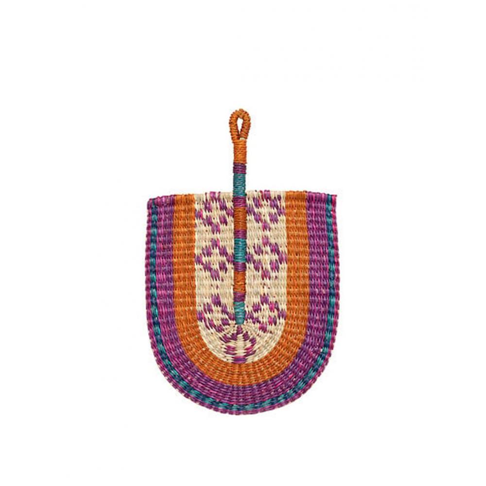 Βεντάλια τοίχου καλάμι χρωματιστή 29x45cm Plastona 07.206430