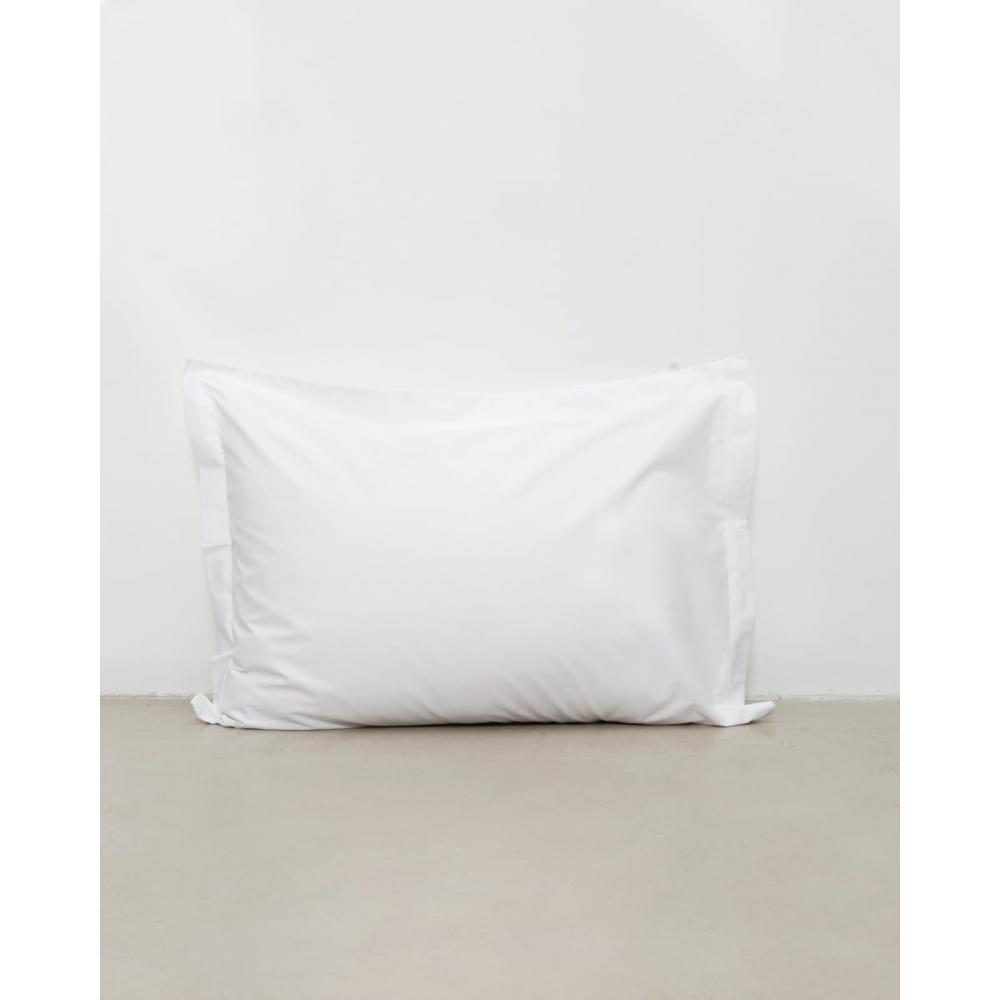 Λευκή Oxford Ξενοδοχειακή Μαξιλαροθήκη Bungalow 52x72+5cm 52x72 5cm Άσπρο Pennie 212557-01