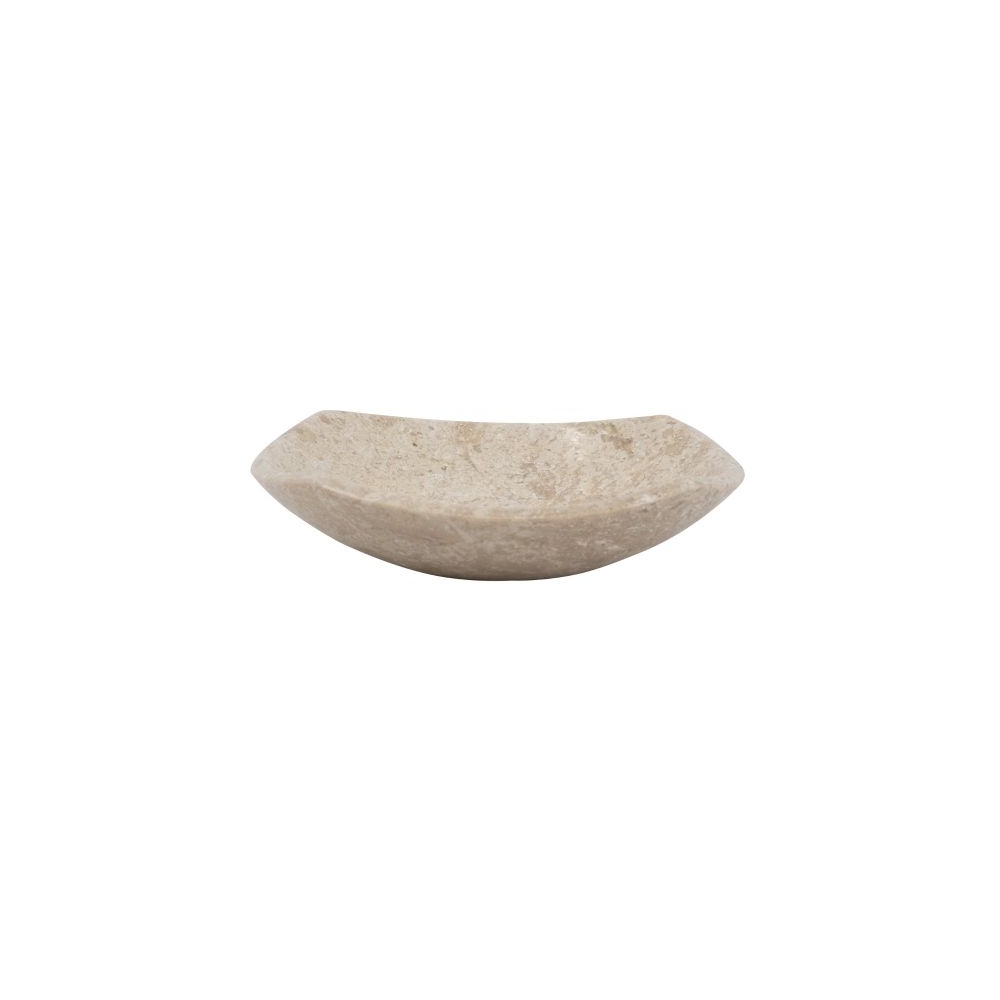 Artekko Marble Μπεζ Μαρμάρινο Μπολ (25x25x7)cm Artekko C0005