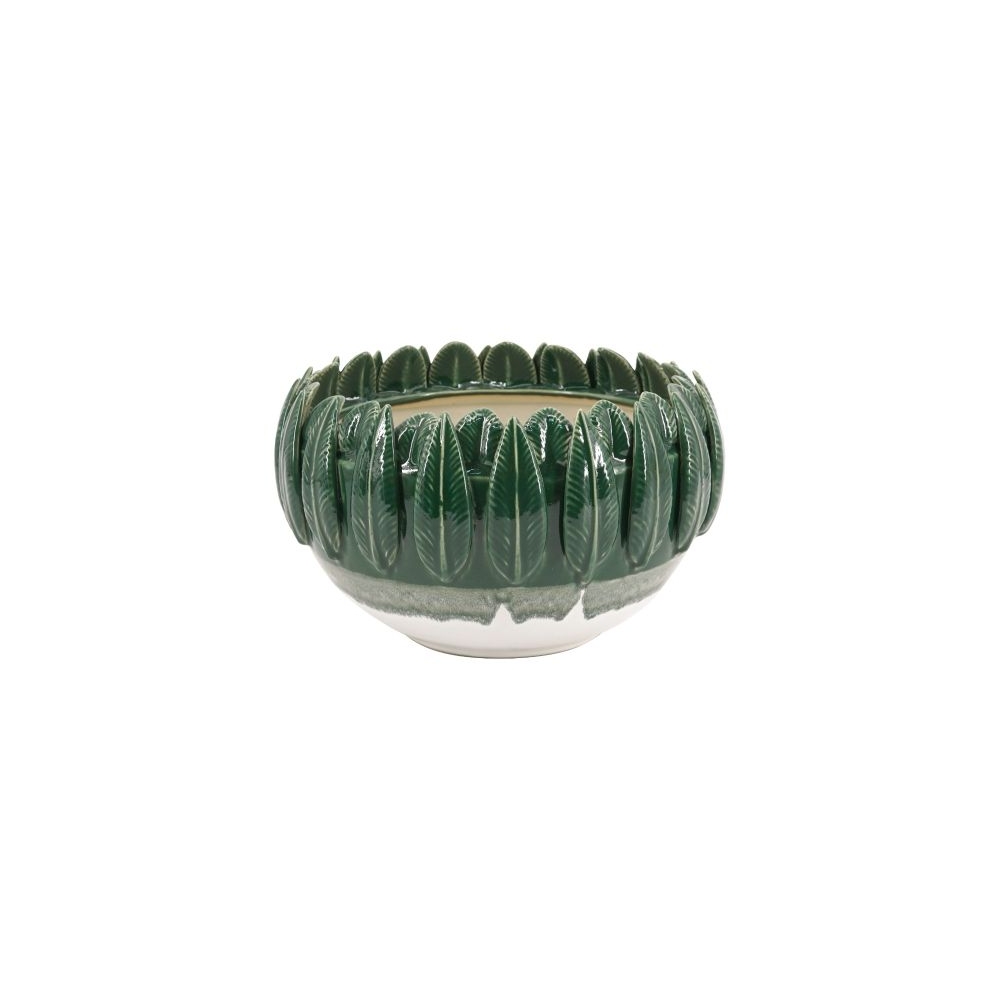 Artekko Glazed Πράσινο Κεραμικό Μπολ (27.5x27.5x18)cm Artekko C0079