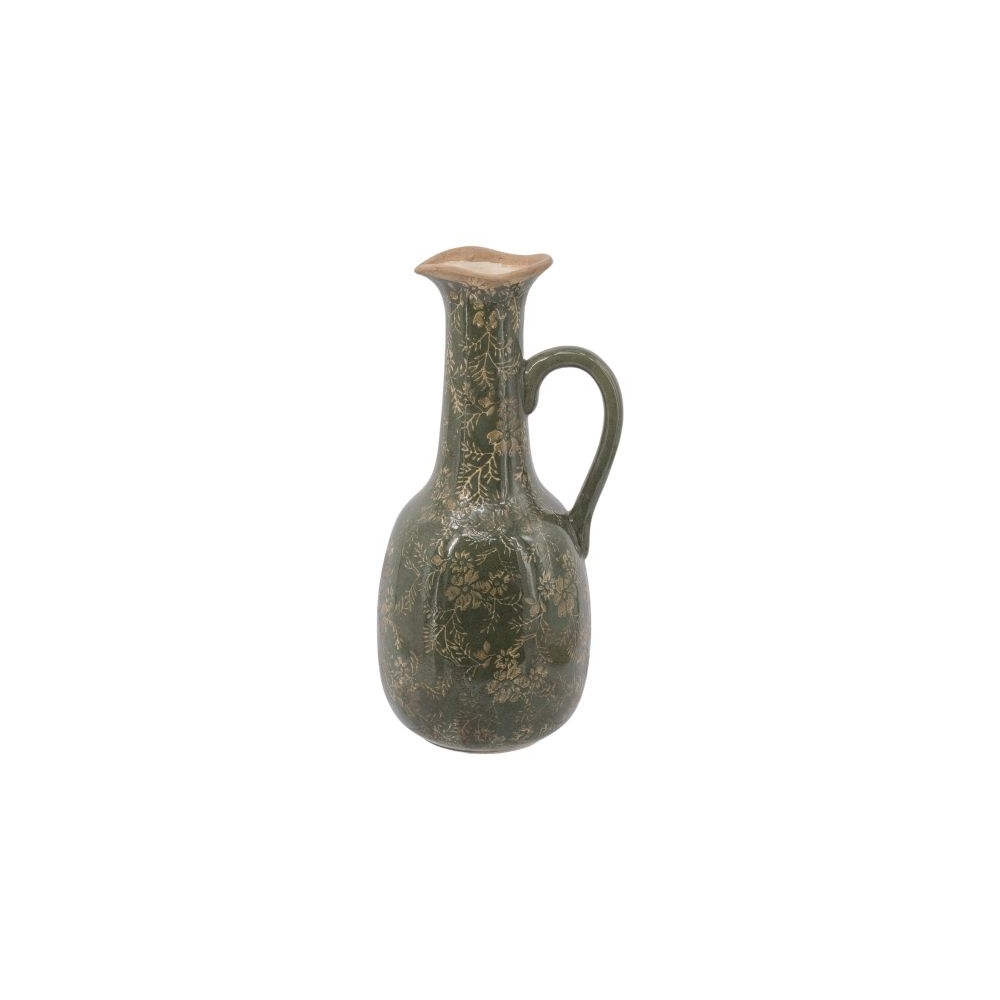 Artekko Aging Πράσινο Κεραμικό Βάζο (18x15.5x36)cm Artekko C4705