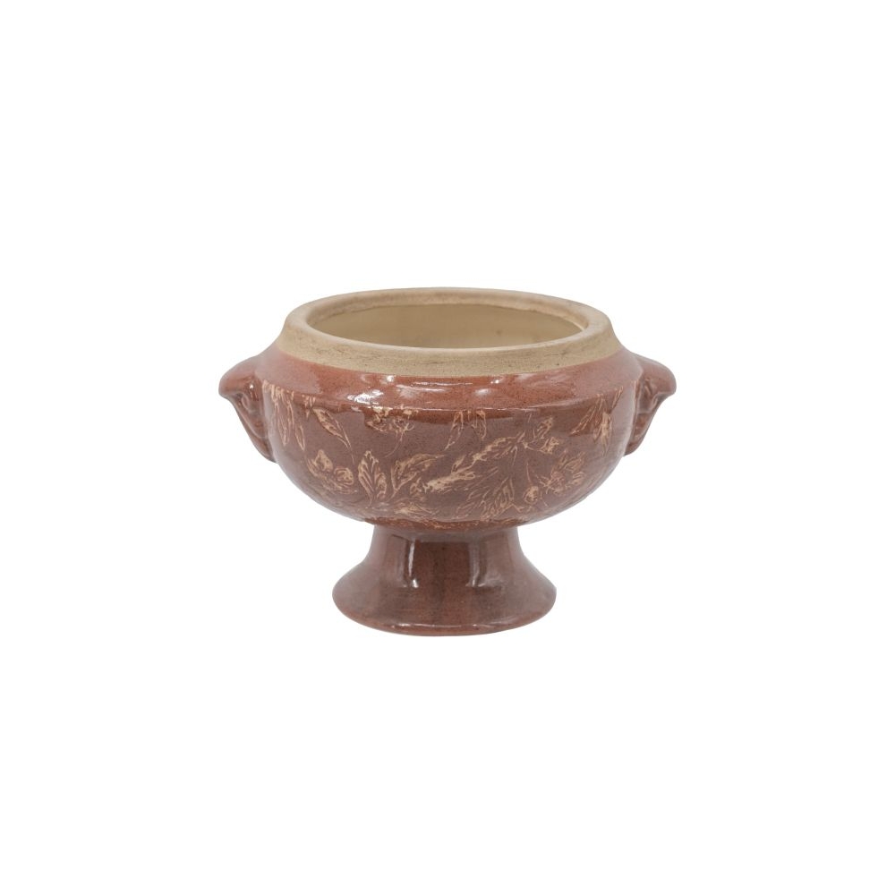 Artekko Aging Κόκκινο Κεραμικό Κασπώ (20x17x13)cm Artekko C4709