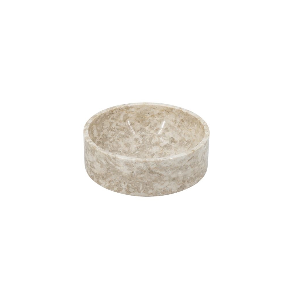 Artekko Marble Μπεζ Μαρμάρινο Μπολ (24x24x11)cm Artekko C5464