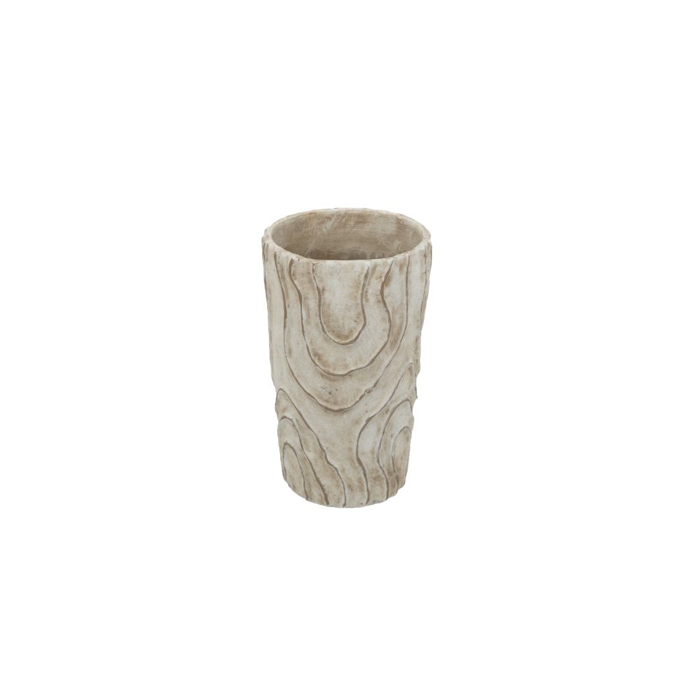 Artekko Cement Μπεζ Τσιμεντένιο Βάζο (18.5x18.5x29.5)cm Artekko C8389