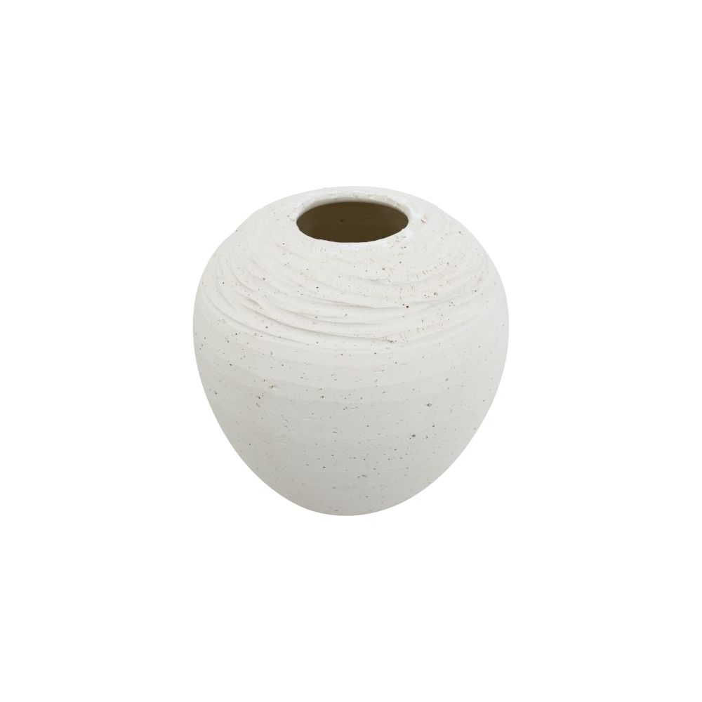 Artekko Antique Λευκό Κεραμικό Βάζο (18.5x18.5x17.2)cm Artekko C8507