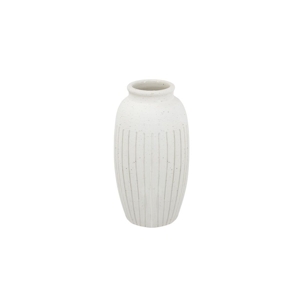 Artekko Antique Λευκό Κεραμικό Βάζο (19.5x19.5x38)cm Artekko C8509