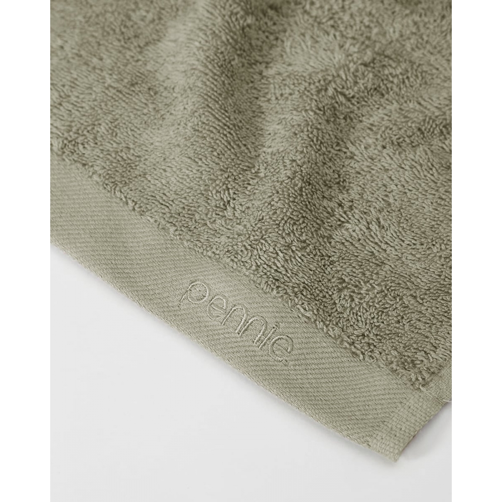 Βαμβακερή Πετσέτα Charlotte Μπάνιου | 65x135cm Χακί Pennie 801161-30