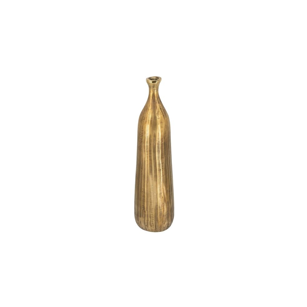 Artekko Noble Χρυσό Μεταλλικό Βάζο (13x13x51)cm Artekko D8481