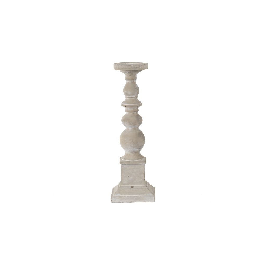 Artekko Cement Γκρι Τσιμεντένιο Κηροπήγιο (16.5x16.5x51)cm Artekko D8567