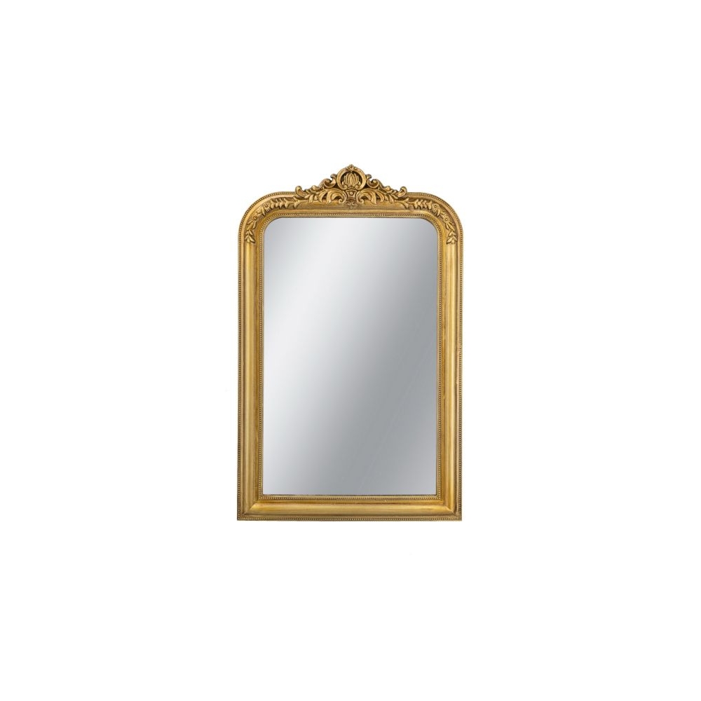 Artekko Mirror Χρυσός MDF Καθρέπτης Τοίχου (60x2.5x95)cm Artekko D8608-DS