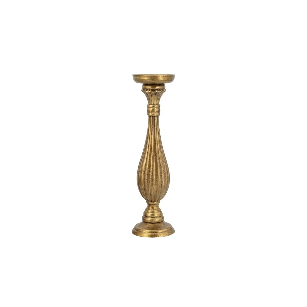 Artekko Solis Χρυσό MDF Κηροπήγιο (10.8x10.8x39.5)cm Artekko D8612