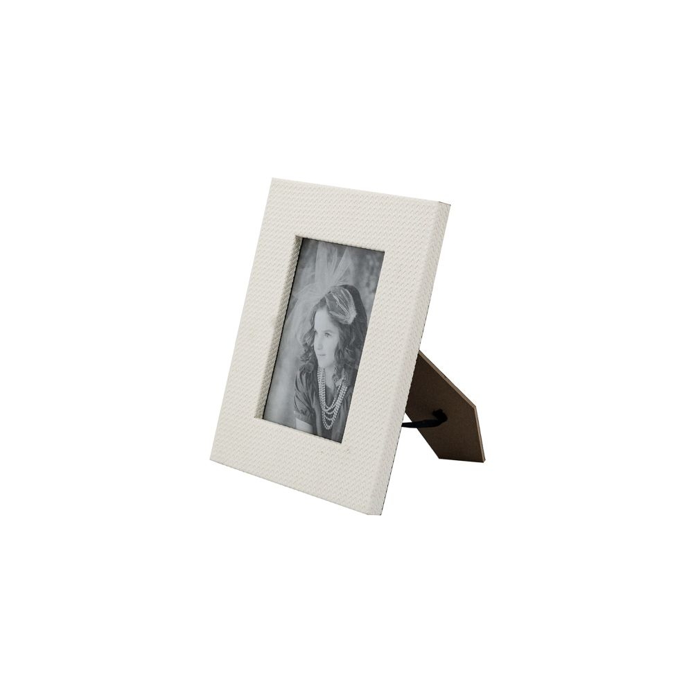 Artekko Lisa MDF Κορνίζα με Λευκό Τεχνόδερμα για Φωτογραφία 4.5x6.5