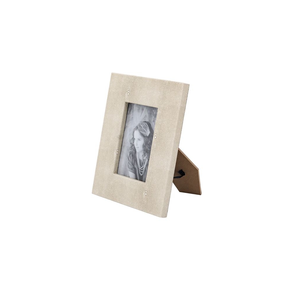 Artekko Lisa MDF Κορνίζα με Γκρι Τεχνόδερμα για Φωτογραφία 3.5x5.5