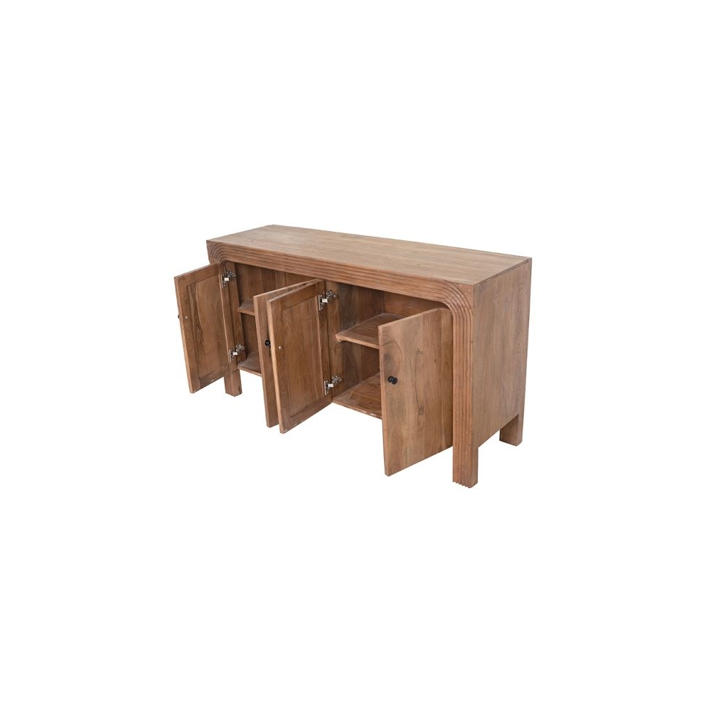 Artekko Veil Καφέ Μπουφές από Ξύλο Ακακίας (137.2x40.6x75.8)cm Artekko D8956