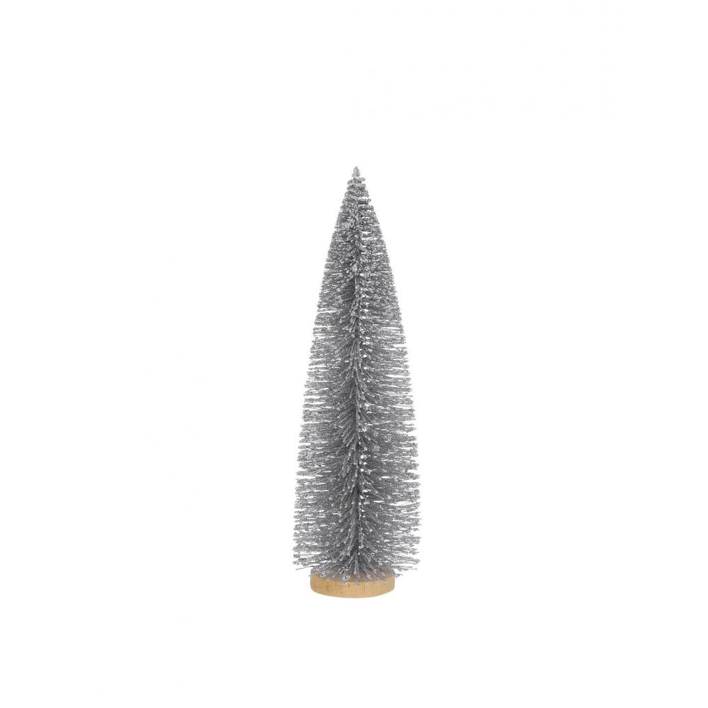 Δέντρο ασημί/χρυσή βάση Φ12 Η40cm Plastona 02.1100939