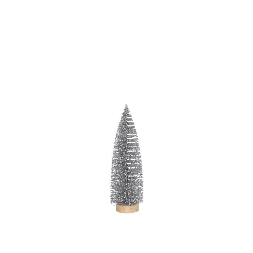 Δέντρο ασημί/χρυσή βάση Φ8 Η25cm Plastona 02.1100911