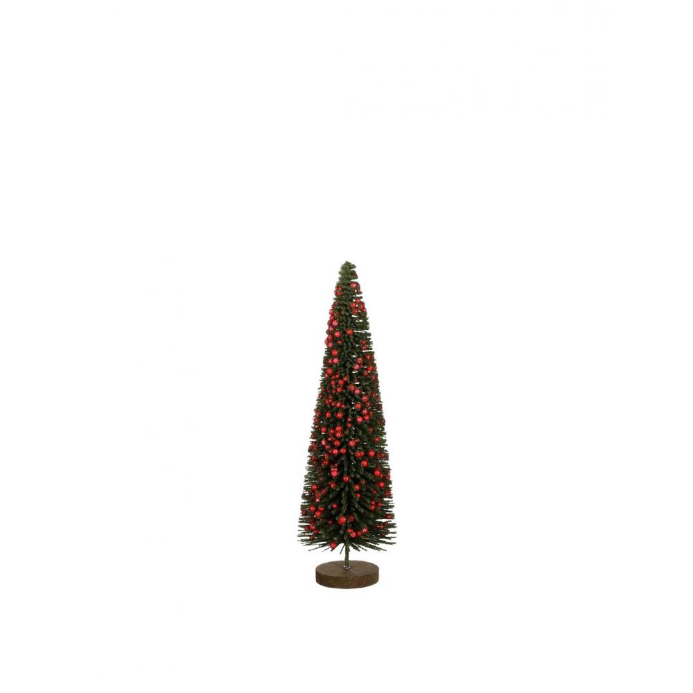 Δέντρο πράσινο με berries Φ11Η38cm Plastona 02.1163578