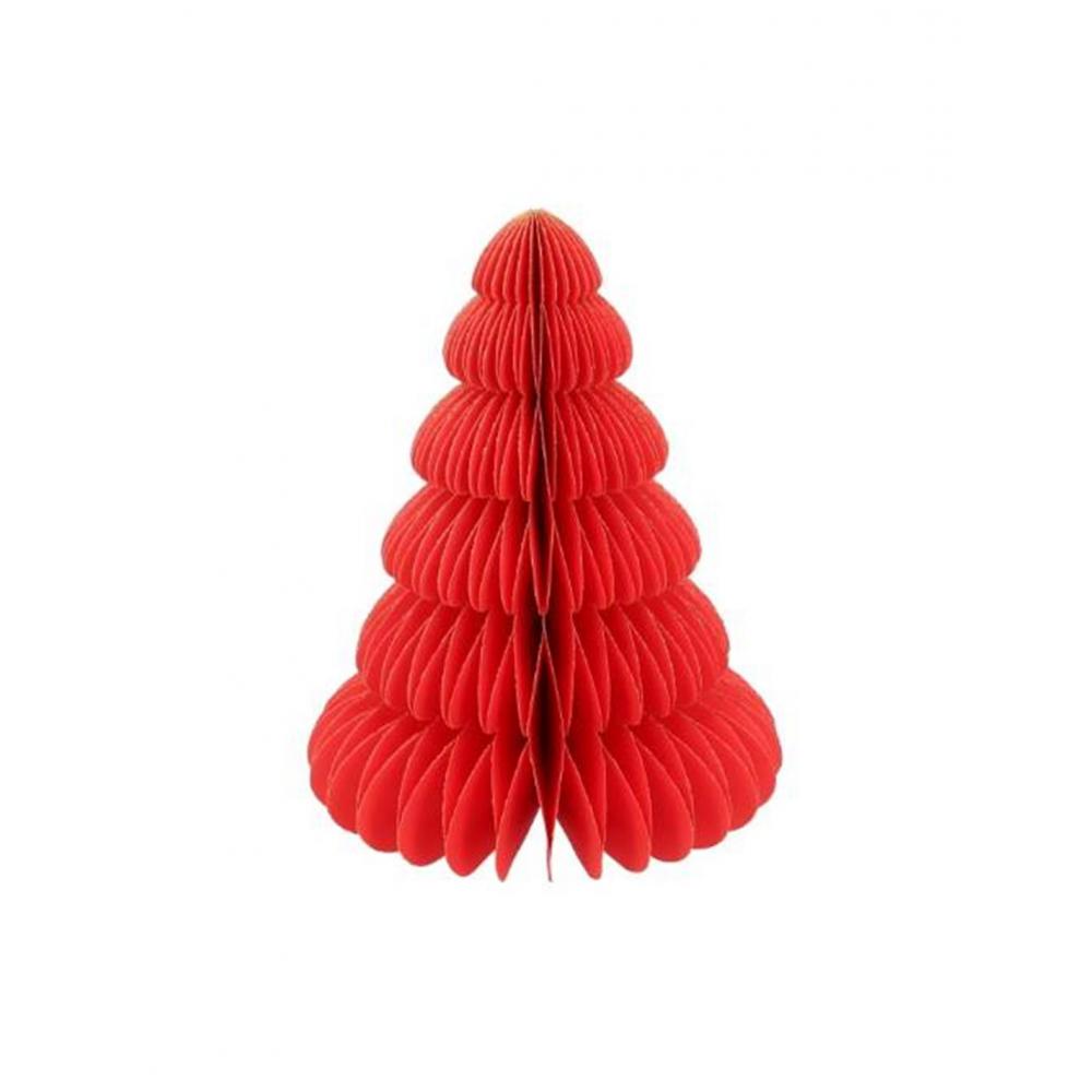 Δένδρο χάρτινο πτυσομ.κόκκινο Φ22Η30cm Plastona 012.912439018