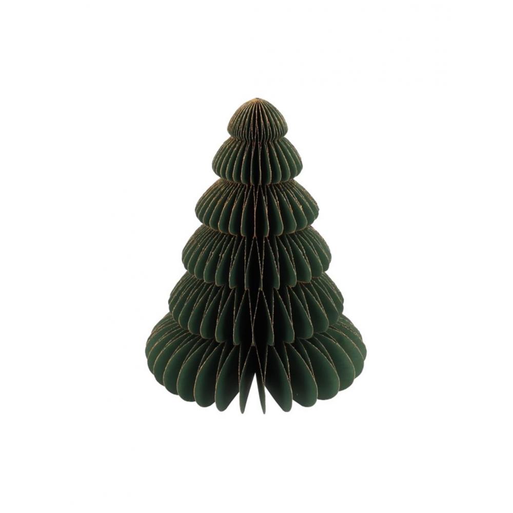 Δένδρο χάρτινο πτυσομ.ROUND πράσινο Φ22Η30cm Plastona 012.912439016