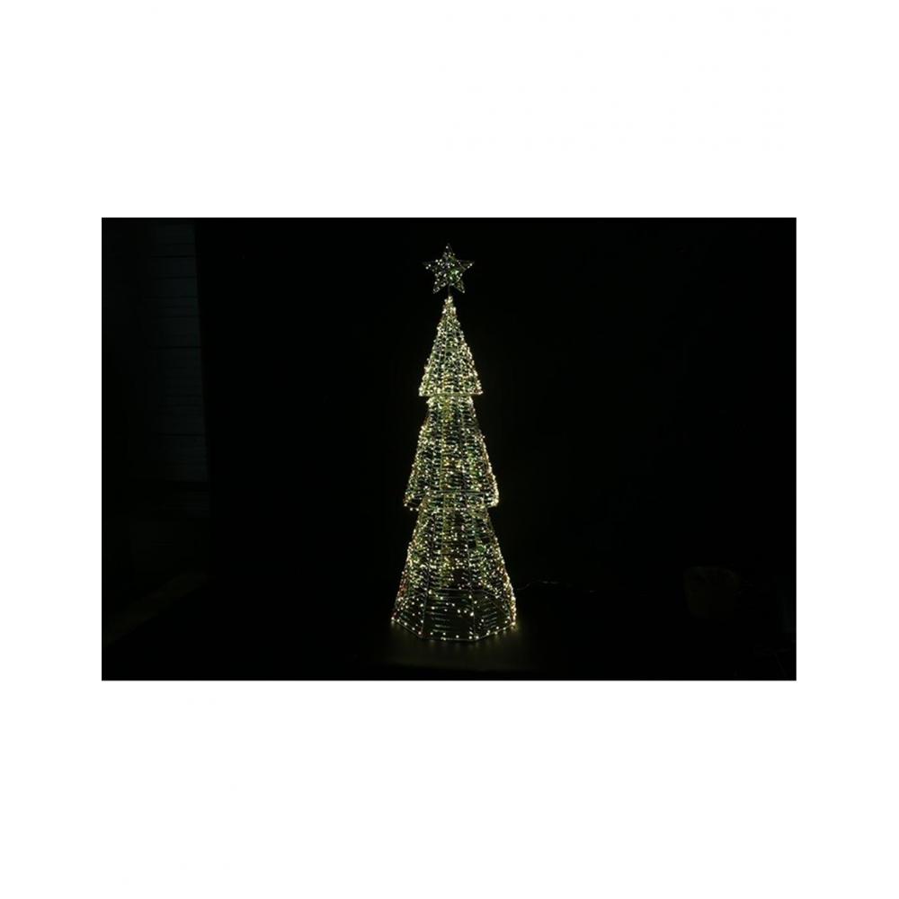 Δέντρο Χριστουγ.ιριζε 960LED/240V ζεστό 49X50H152cm Plastona 013.814668