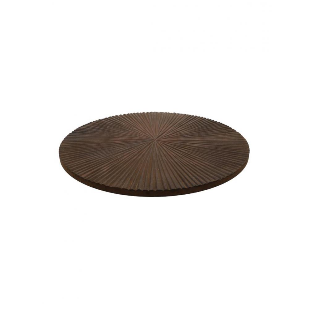 Διακοσμ.τοίχου στρογγ.καφέ Φ50cm Plastona 012.912403026