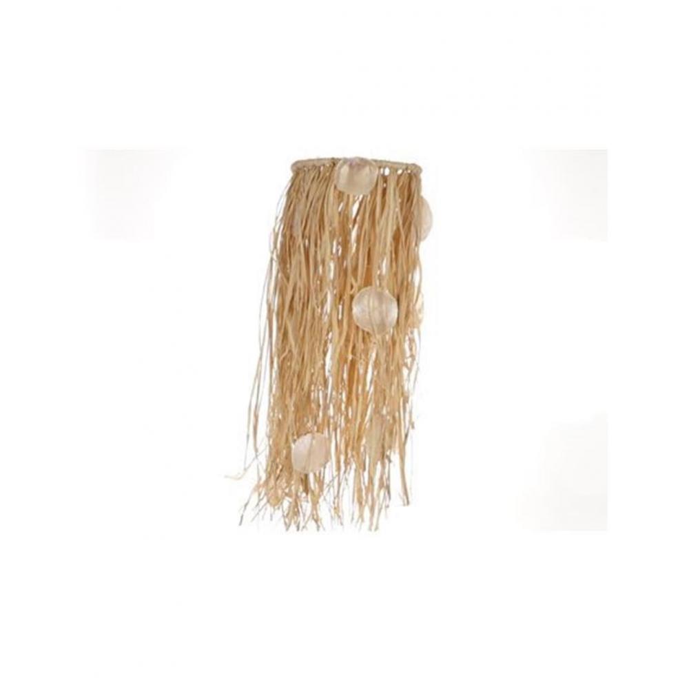 Διακοσμητικό κρεμ.raffia με capiz 28X90εκ. Plastona 012.632107010