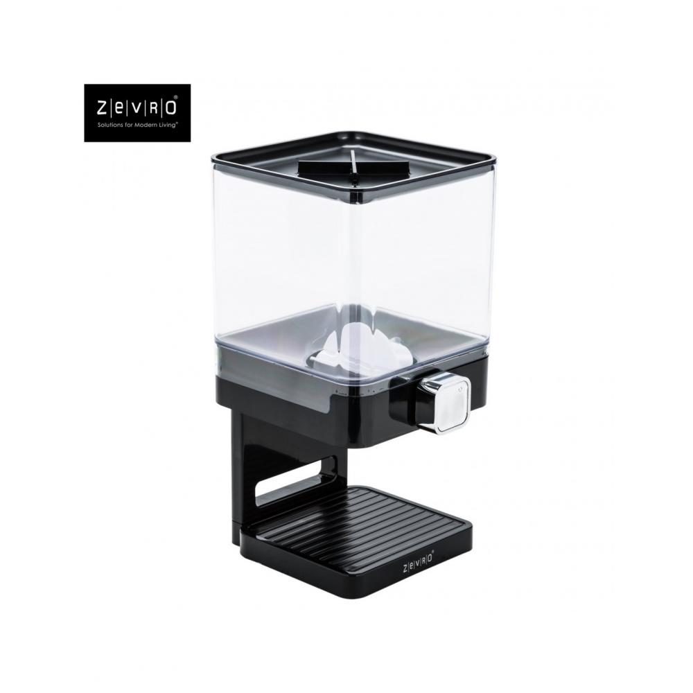 Διανεμητής δημητριακών 4,5lt τετρ.μαύρο Plastona 019.TSO100