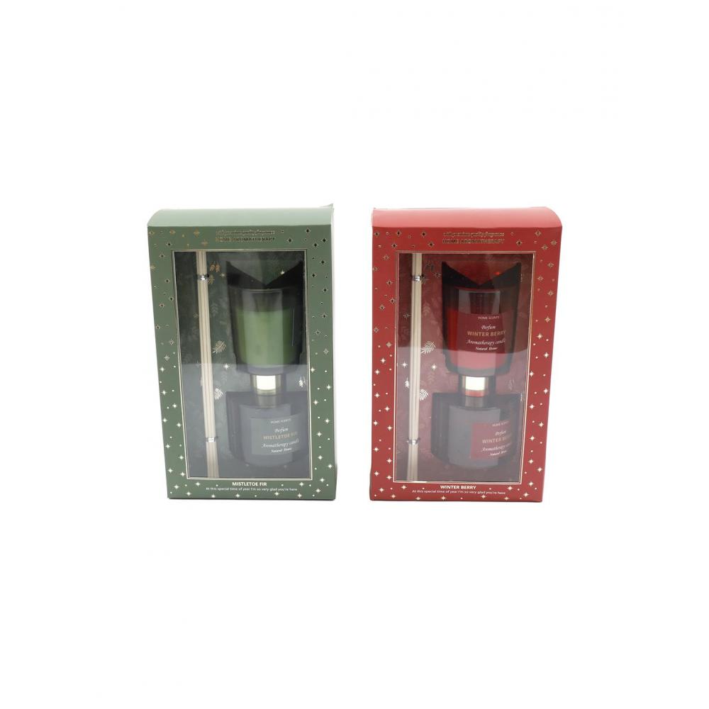 Diffuser&κερί σετ δώρου 14x7x23cm/100ml Plastona 014.XMR3228