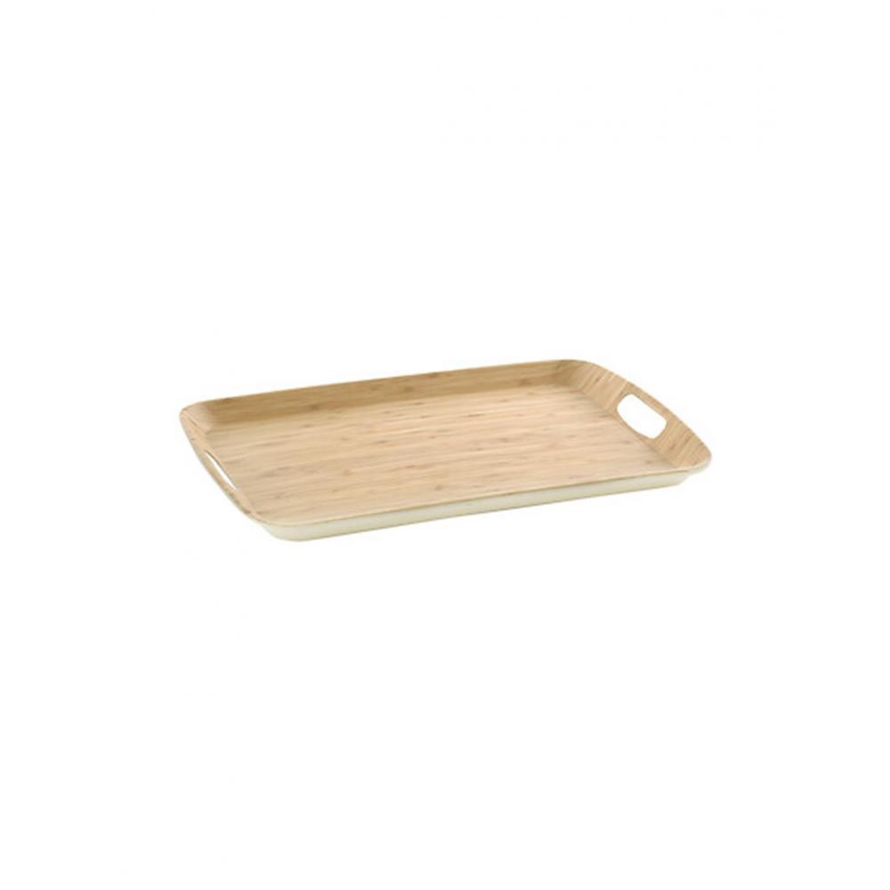 Δίσκος bamboo/χρώμα bamboo φυσικό 38x26cm Plastona 07.151270