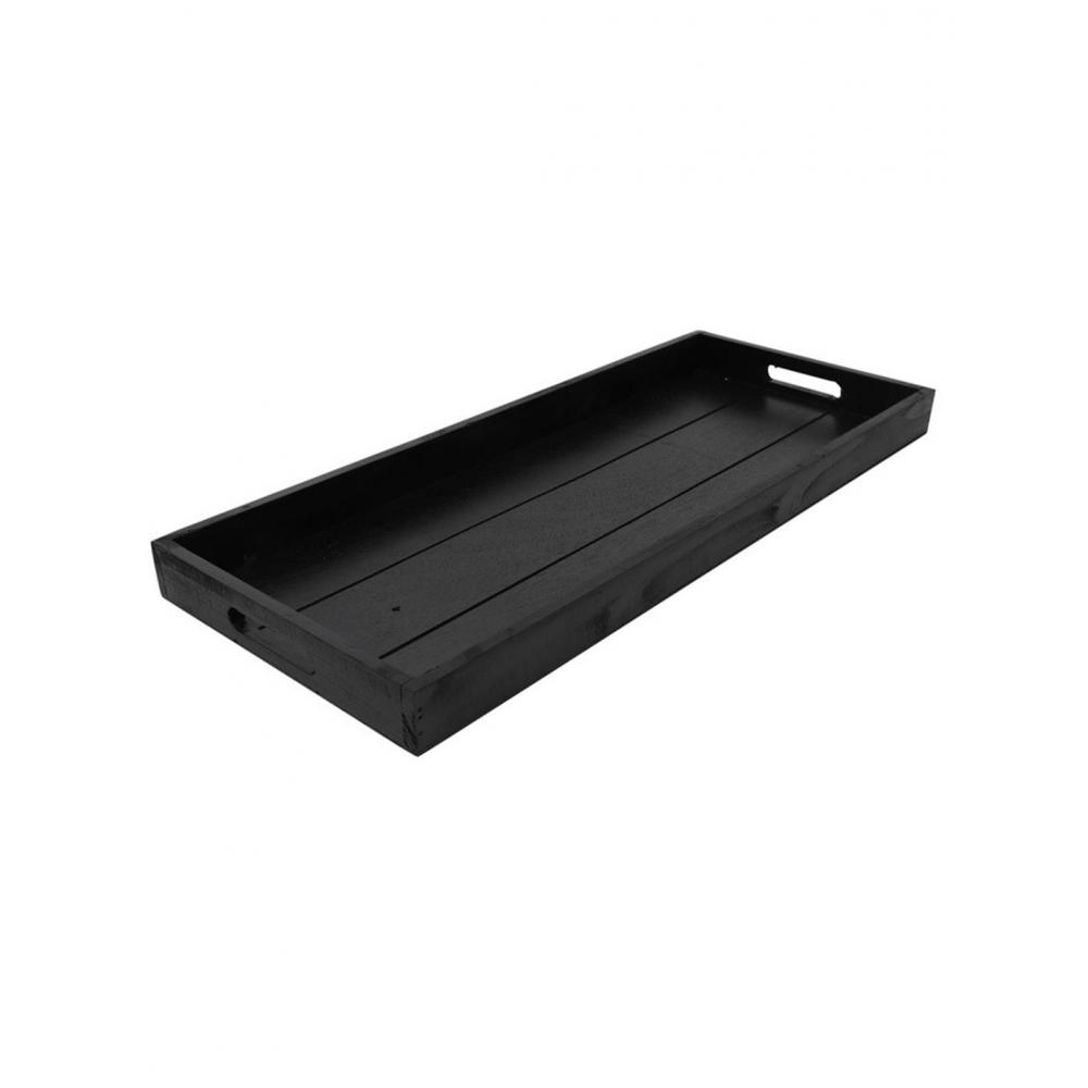 Δίσκος Claudina ξυλιν.μαύρος 60Χ24Χ4 Plastona 013.813350