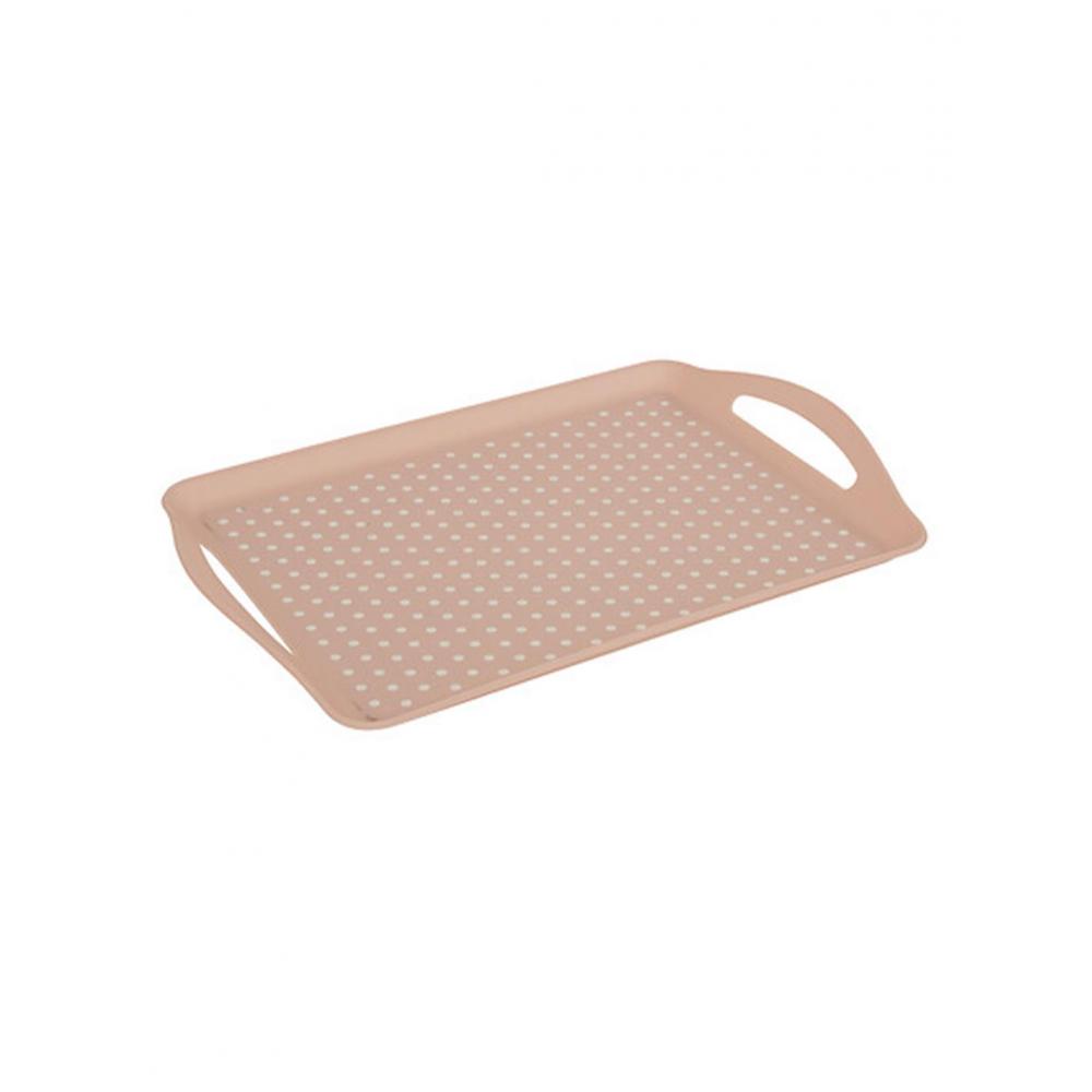 Δίσκος κουζίνας PP αντιολ/κός ροζ 45x32cm Plastona 07.190315B